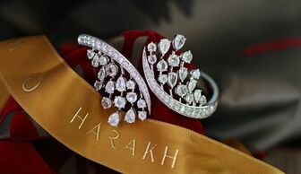 S1x1 harakh rose cuts diamond bracelet