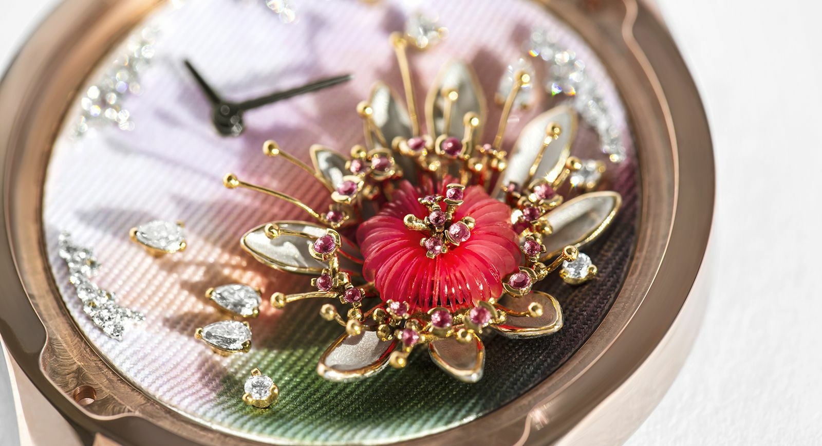 Часы Dior Grand Soir ‘Aquarelle’ из коллекции Grand Soir Botanic