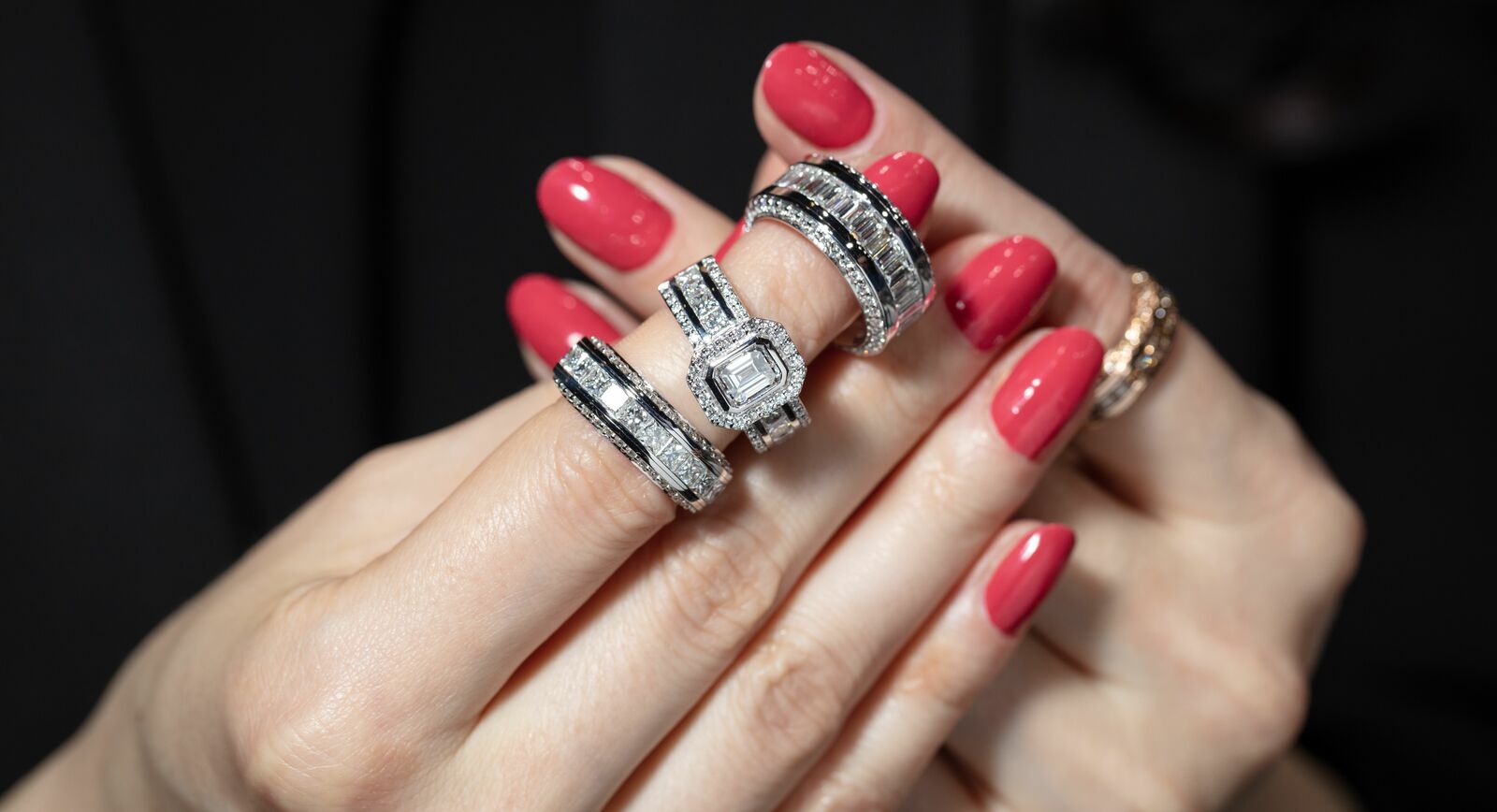 Diamond rings by Leo Wittwer 