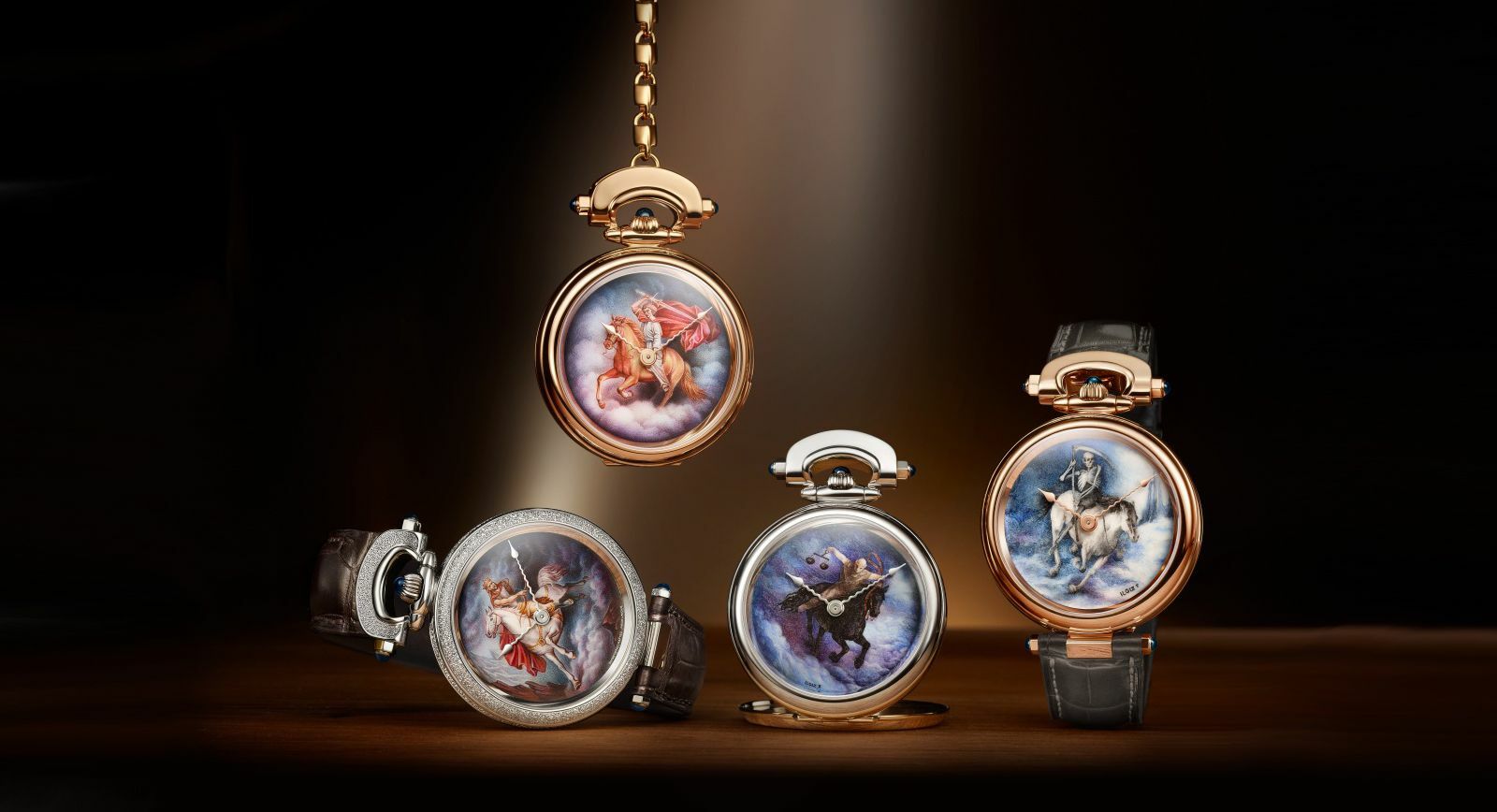 Jewellery designer Ilgiz F. and watchmakers Bovet 1822 come together to create a series of unique painted enamel watches