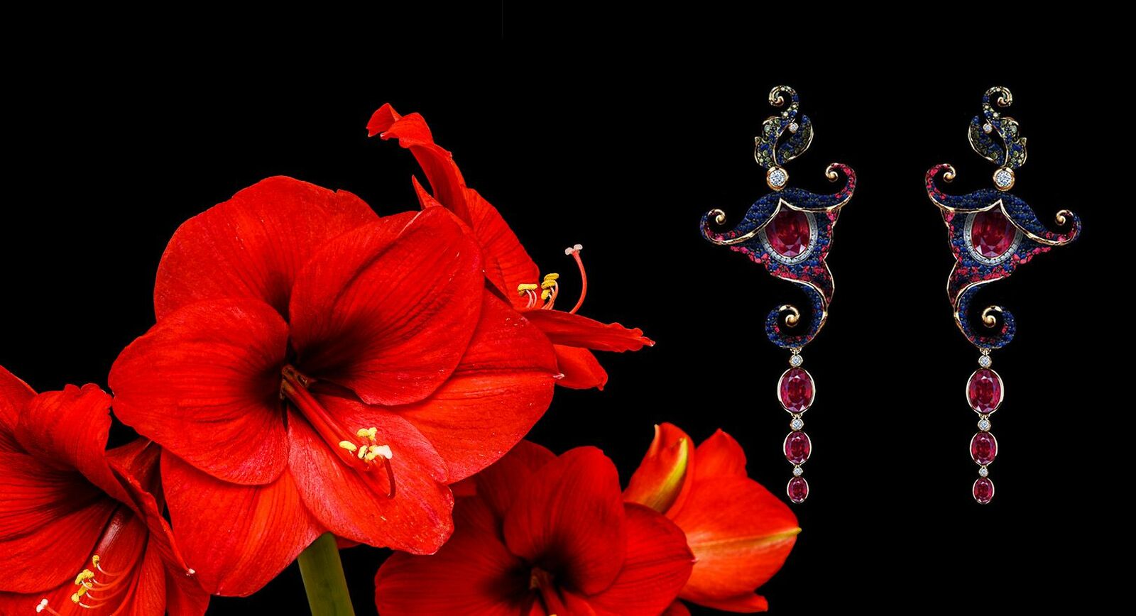Jewellery Theatre Amaryllis Set – The Star Of The Flower Collection