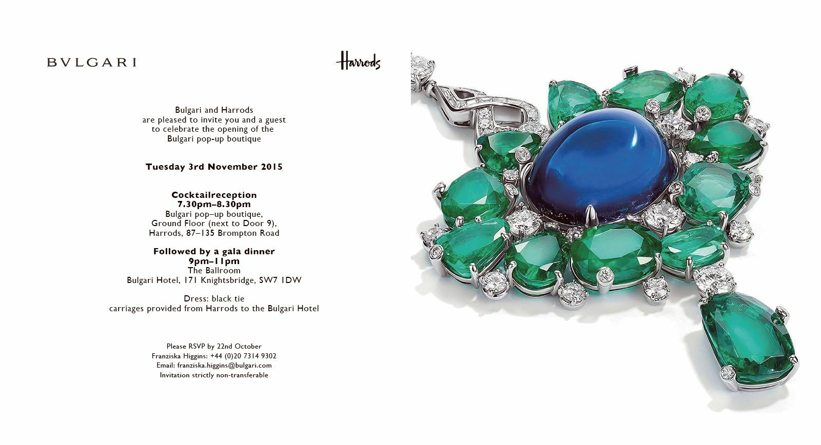 Discover Exclusive Bulgari Pieces at the Pop-Up Salon in Harrods