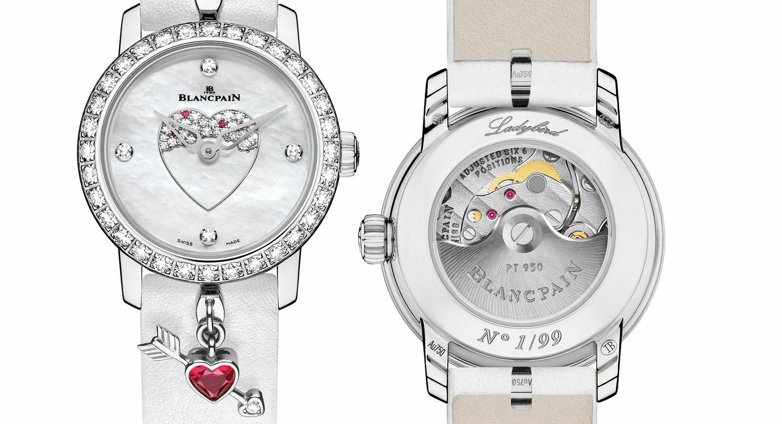 Blancpain выпустил новую модель часов «Божья коровка» специально для дня Святого Валентина