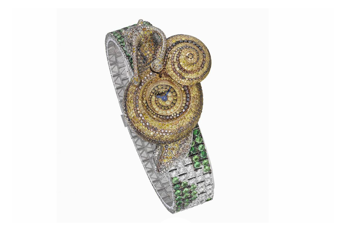 Chopard snail watch from the Animal World collection