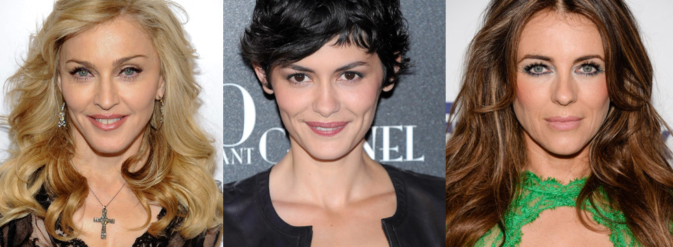 Madonna, Audrey Tautou, Elizabeth Hurley