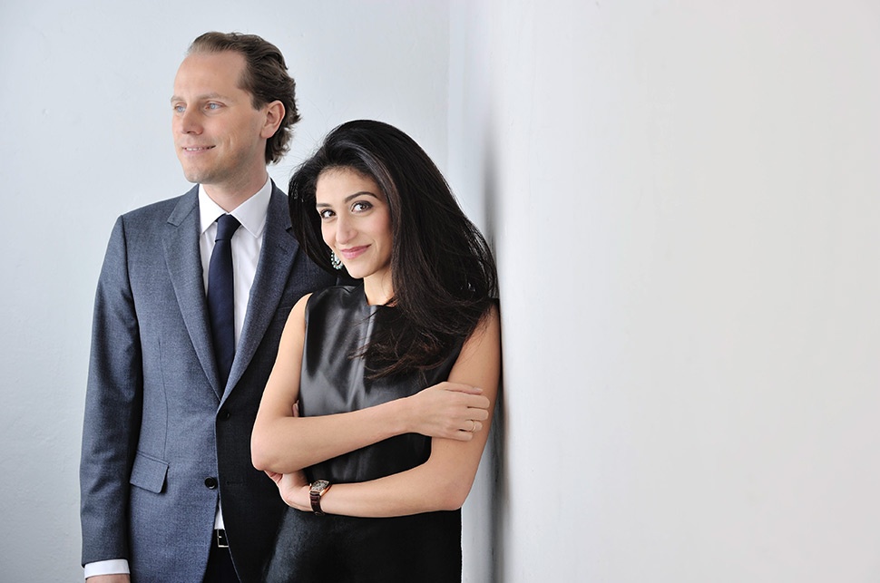 Christian Hemmerle and his wife Yasmin