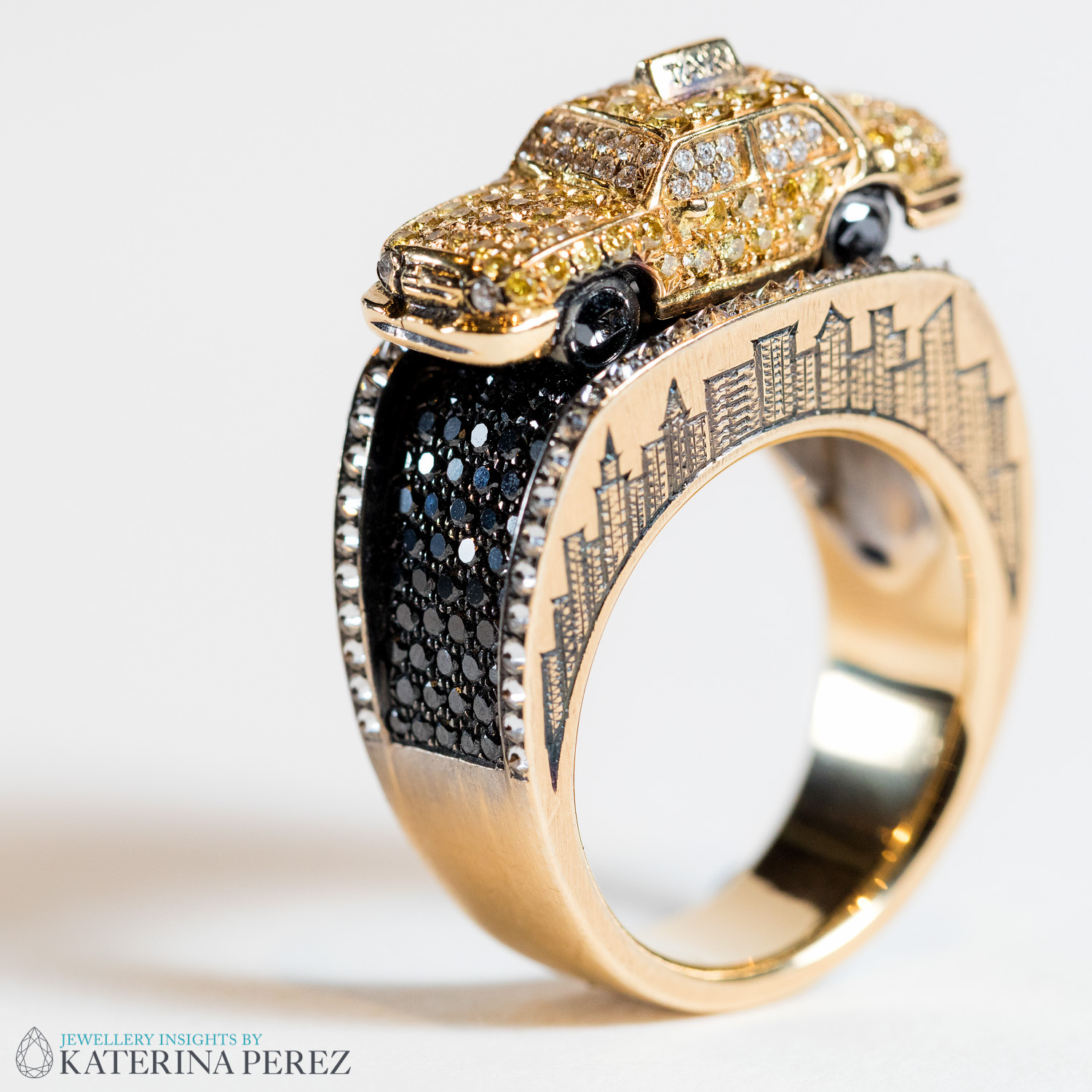 Wendy Brandes New York Taxi ring from the Maneater collection