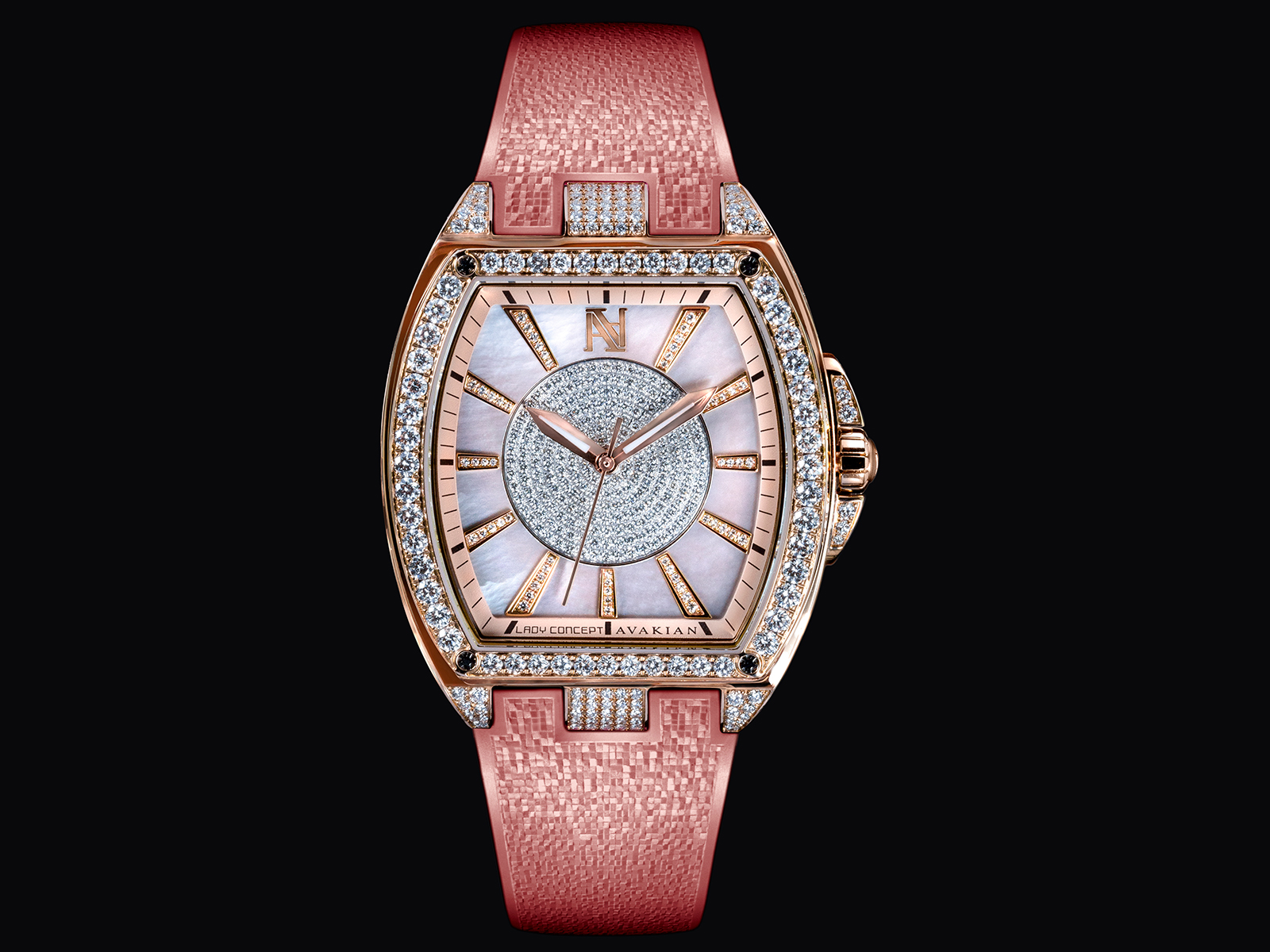 Avakian's new Lady Concept watch with diamonds