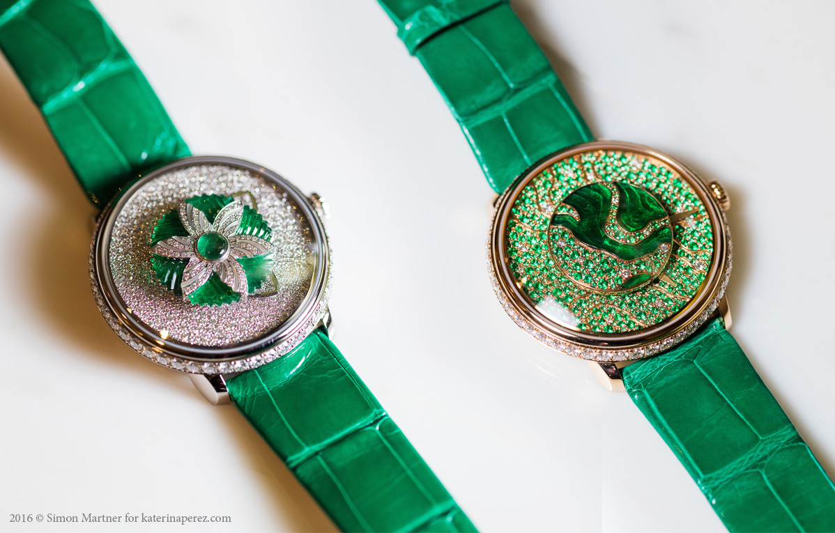 Dalliance collection Fabergé Lady Libertine I & II timepieces