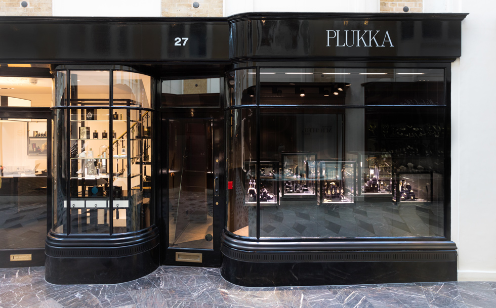 PLUKKA boutique in Burlington Arcade