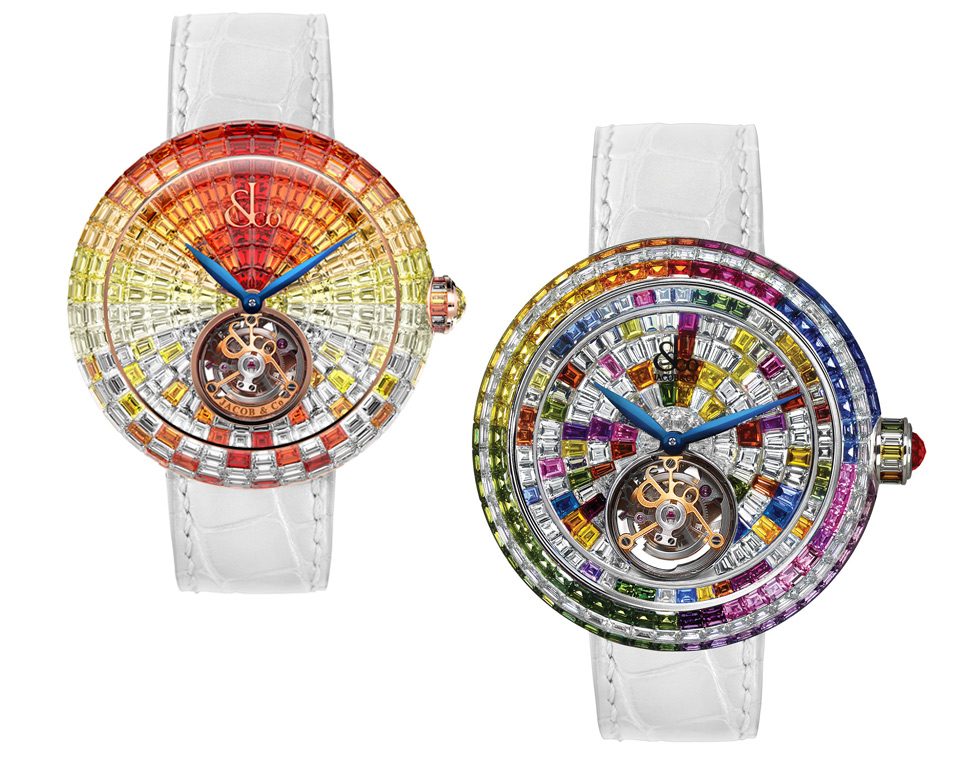Arlequino multi-gem watches by Jacob&Co
