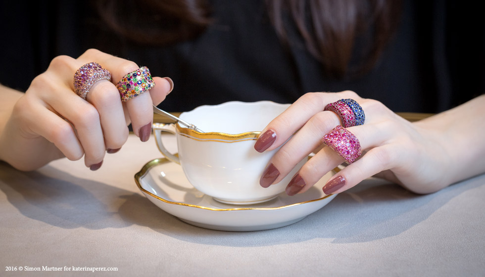Faberge Emotion collection rings