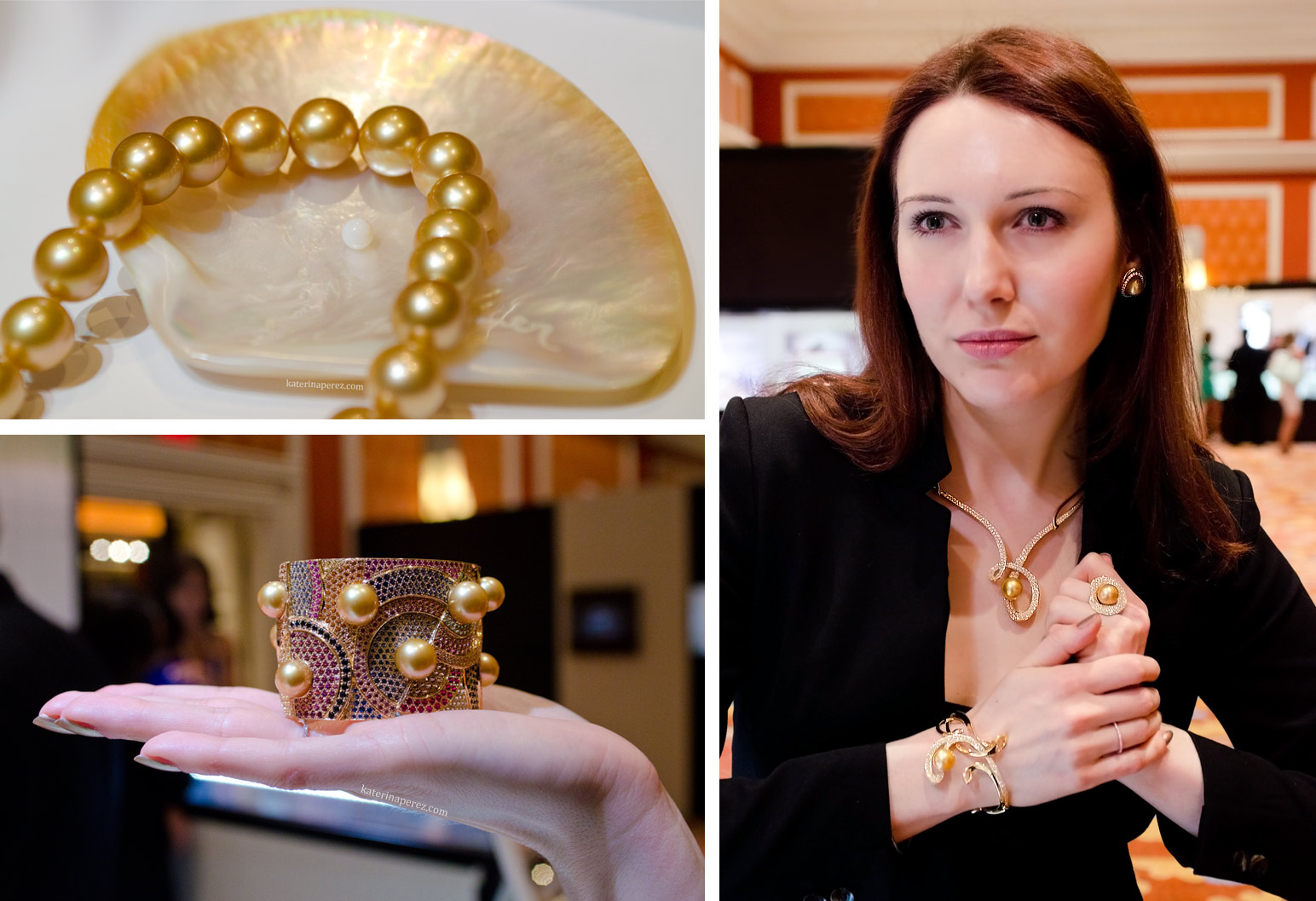 Jewelmer gold and pearl jewellery