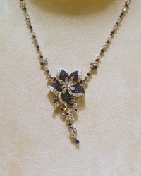 Leo Pizzo sapphires and diamonds necklace