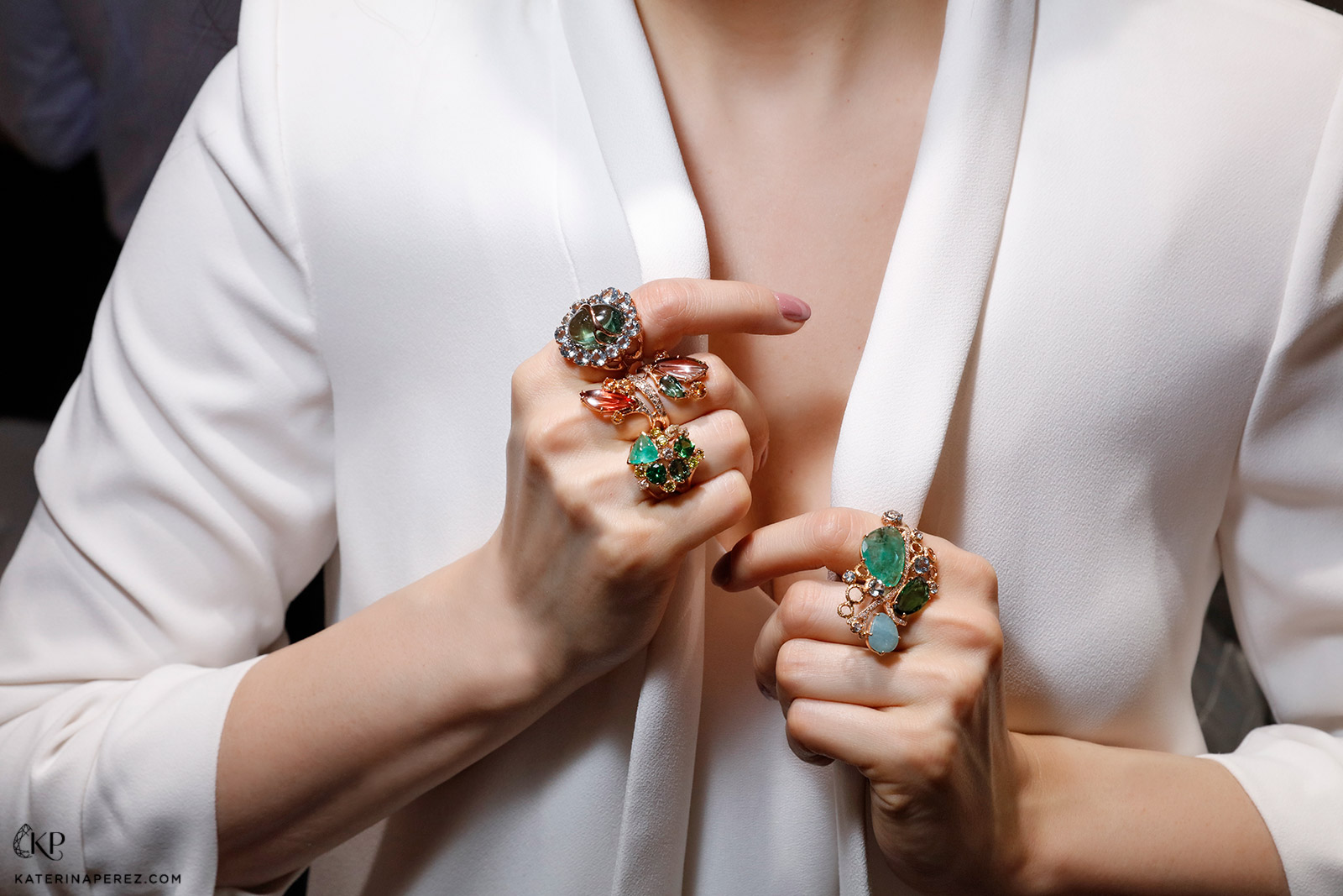 Federica Rettore rings from various collections