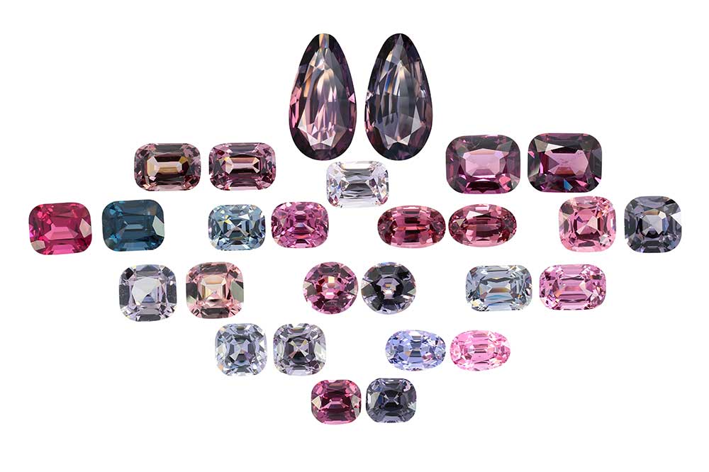 A selection from Vladyslav Y. Yavorskyy's Burmese spinel collection