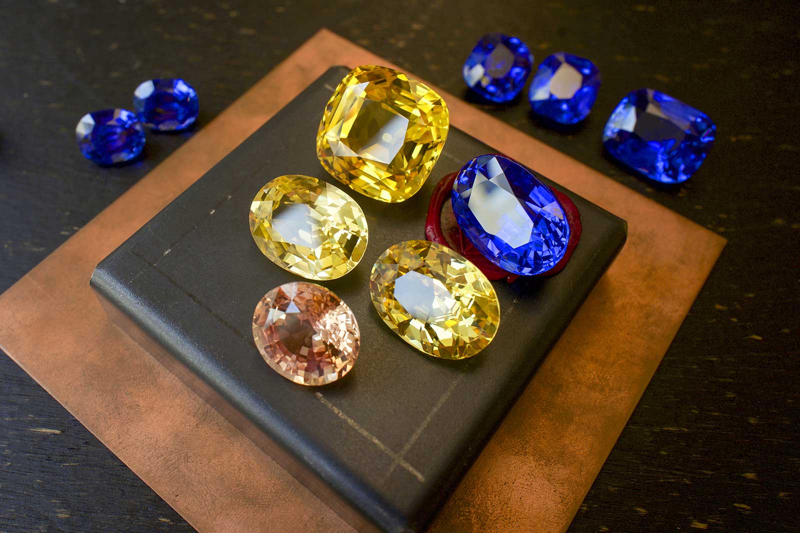 A selection from Vladyslav Y. Yavorskyy's Ceylon sapphire collection