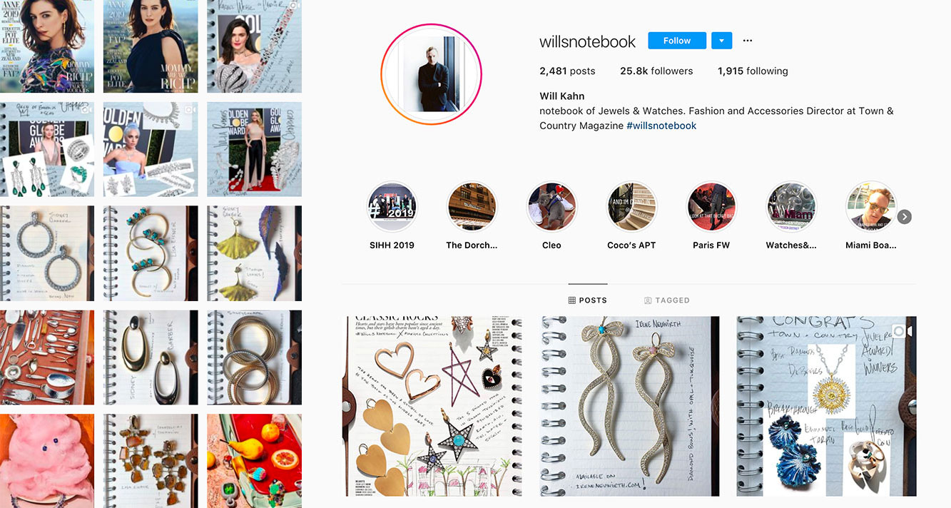 Will's Notebook Instagram