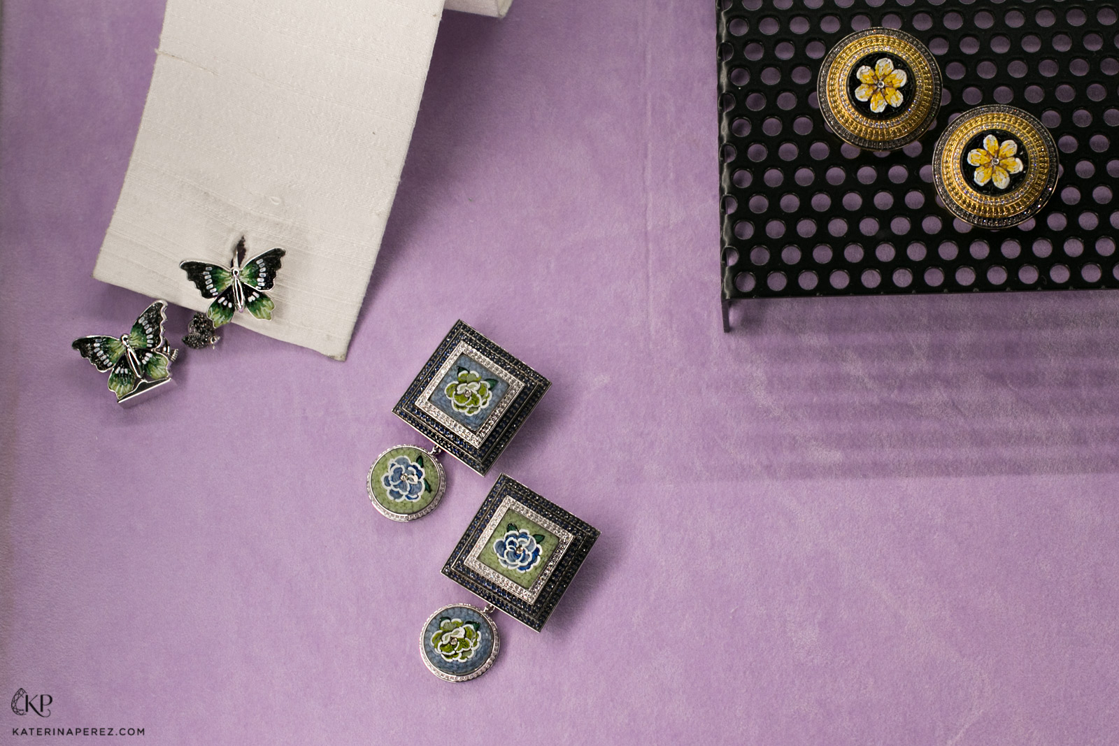 SICIS cufflinks with micromosaic