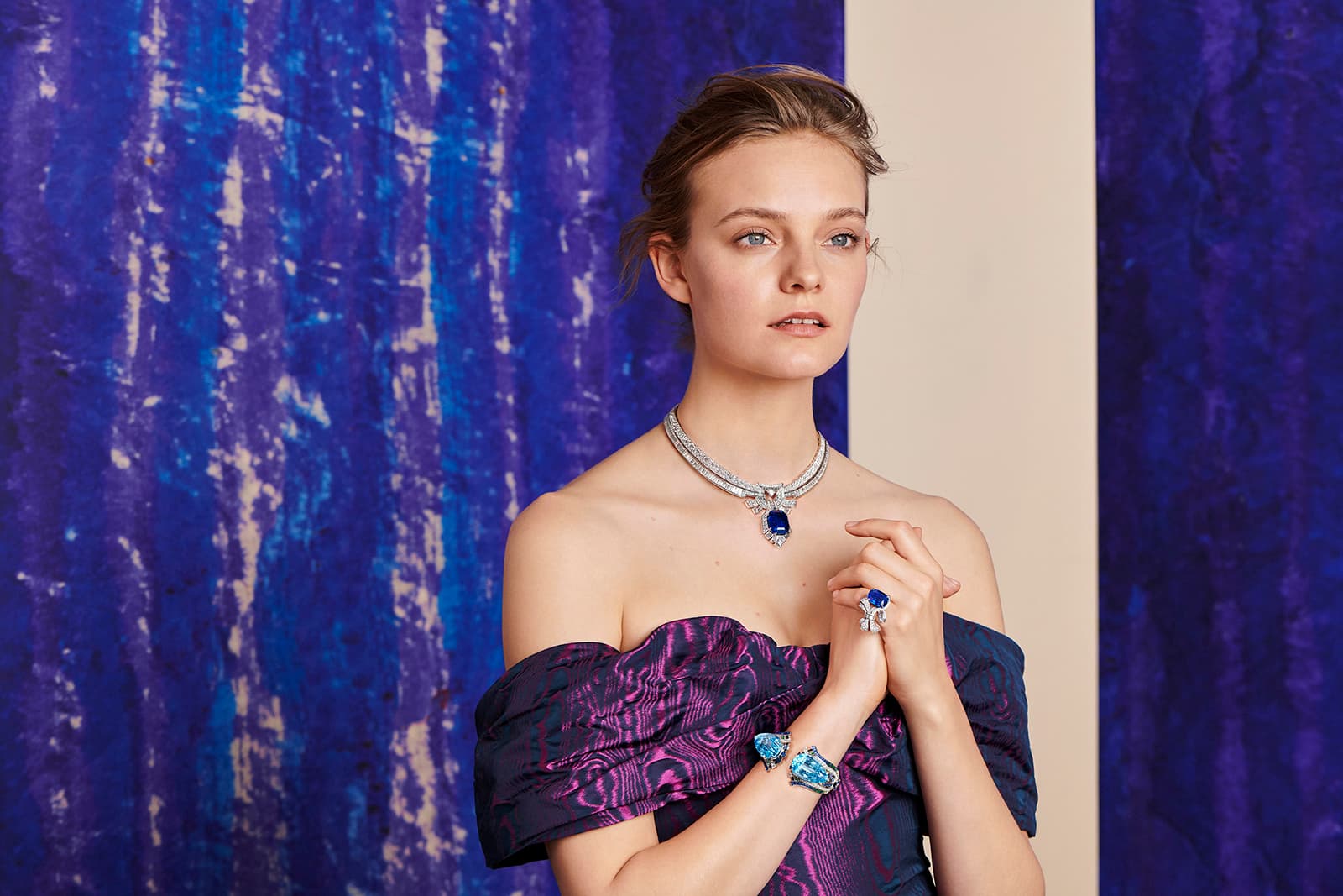  Van Cleef & Arpels 'Romeo and Juliet' collection 'Maiolika' necklace, ring and 'Fiore' bracelet