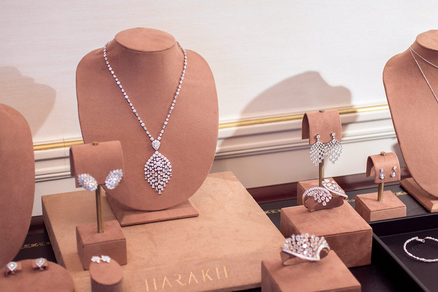 HARAKH jewellery on display