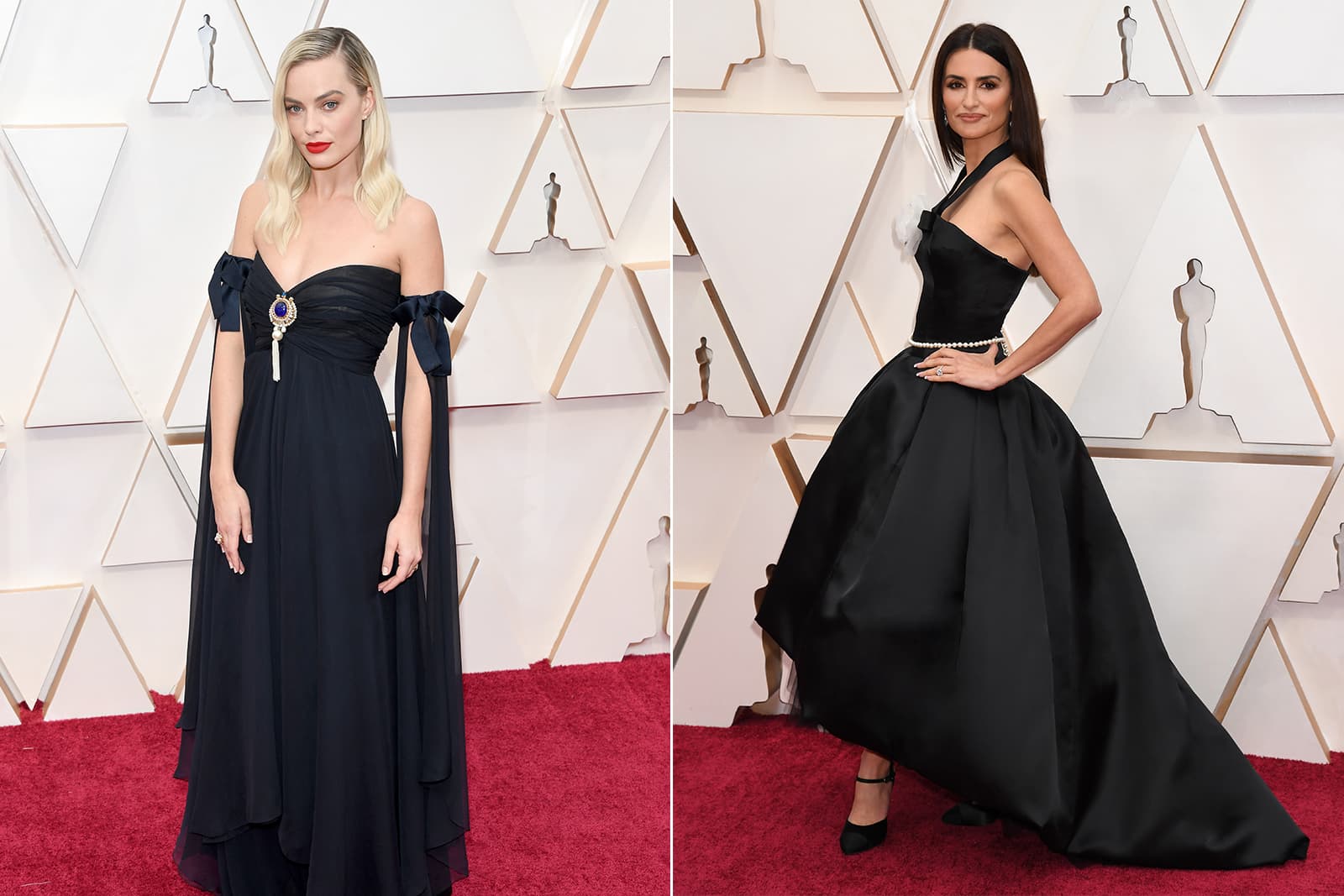 Margot Robbie In Vintage Chanel Haute Couture - 2020 Oscars