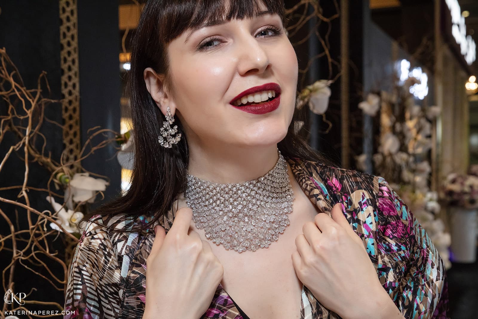 Jaipur Gems necklace and earrings from Dazzling Diamonds collection. Photo by Simon Martner