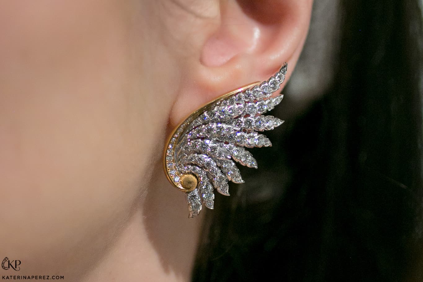 Buccellati diamond earrings