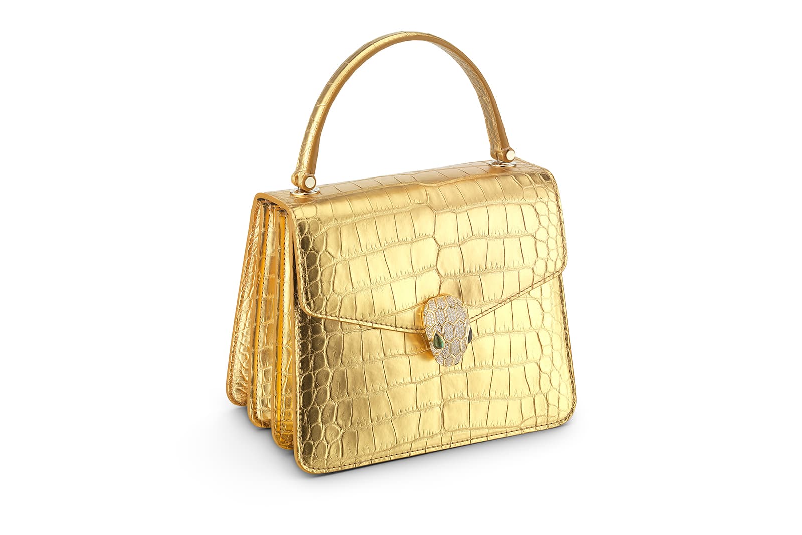 Jewel-Encrusted Handbag Collections : Bulgari Serpenti Bag