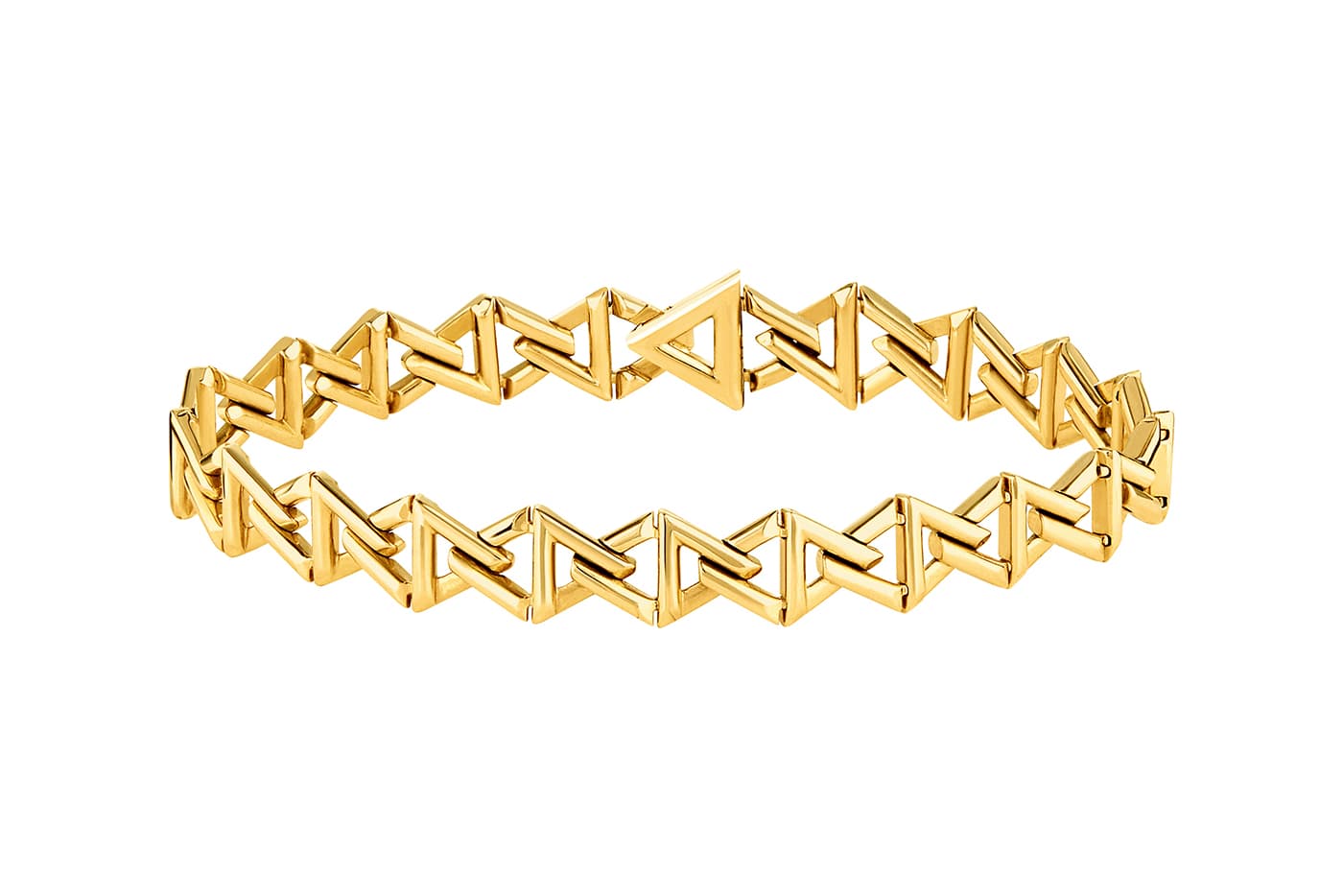 LV Volt Curb Chain Small Bracelet, Yellow Gold - Jewelry - Categories