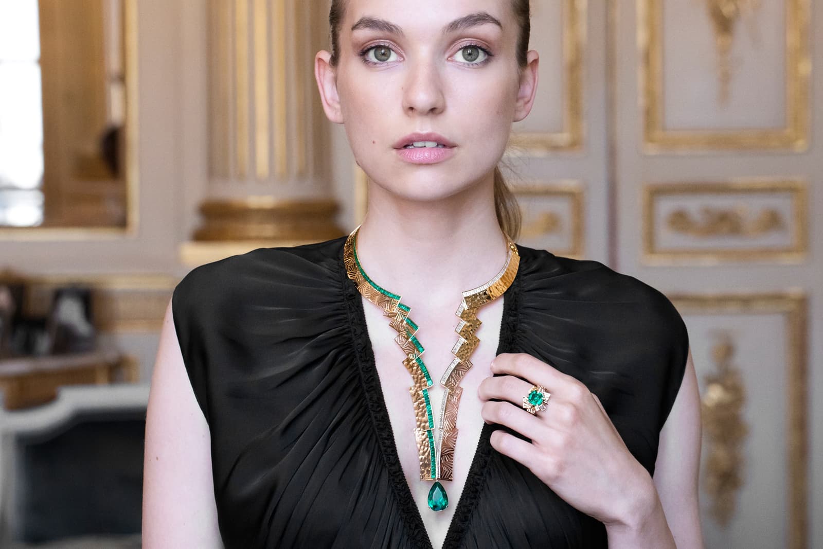 The new Chaumet Perspectives Skyline high jewellery necklace is thrillingly contemporary