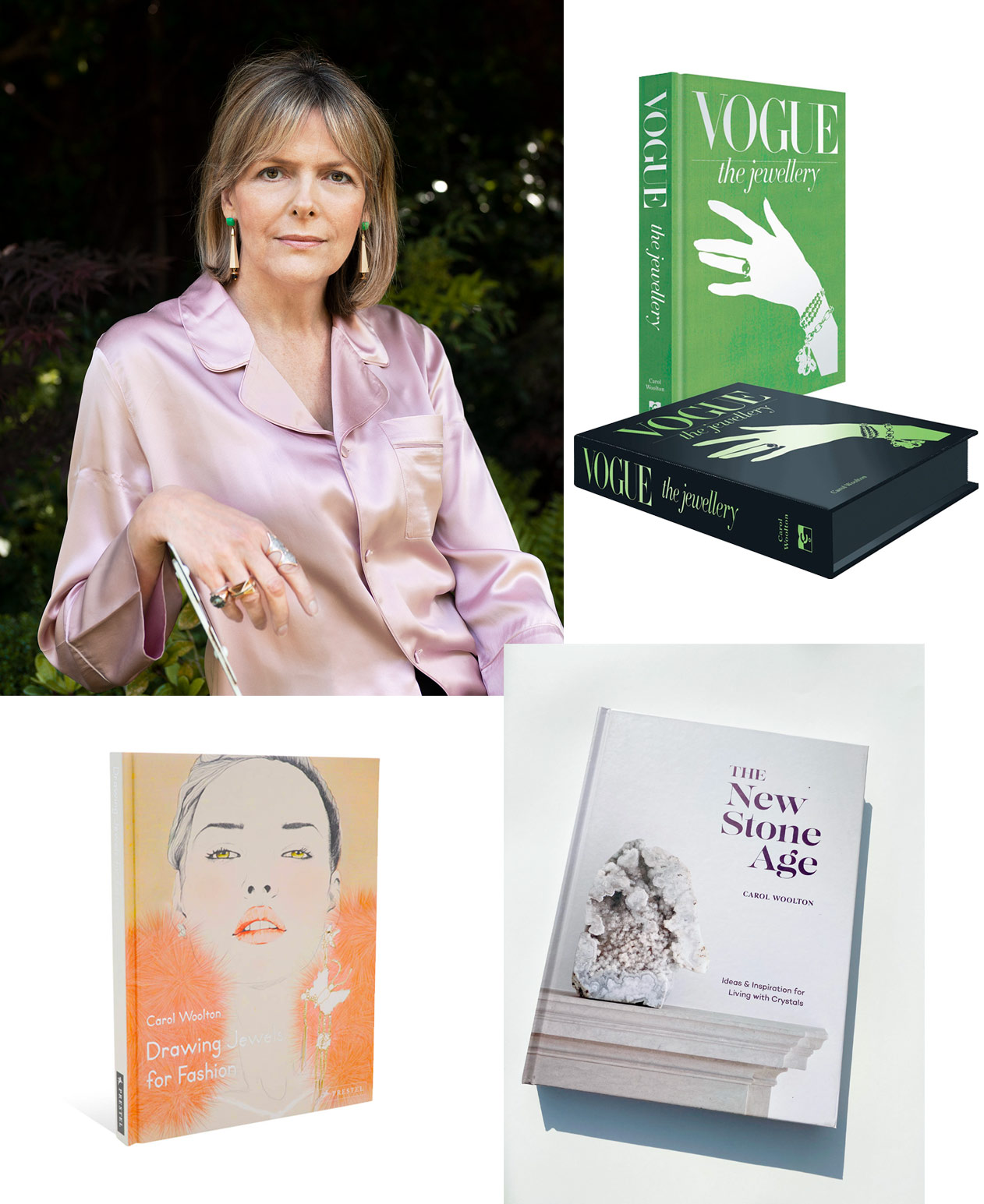 Carol Woolton is a contributing editor to British Vogue and is the author of five books, including The New Stone Age