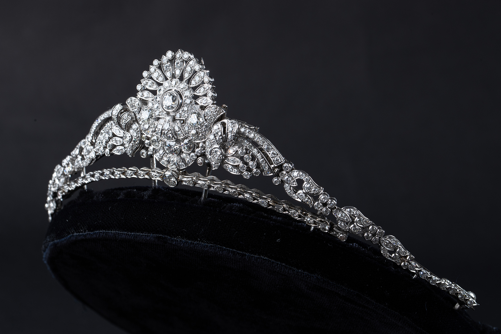 A diamond-set tiara in the collection of Susannah Lovis Jewellers
