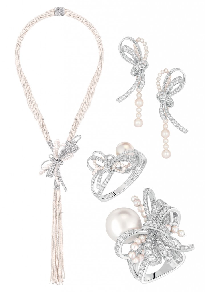шанель Набор Perles de Couture с японским  и южноморским жемчугом