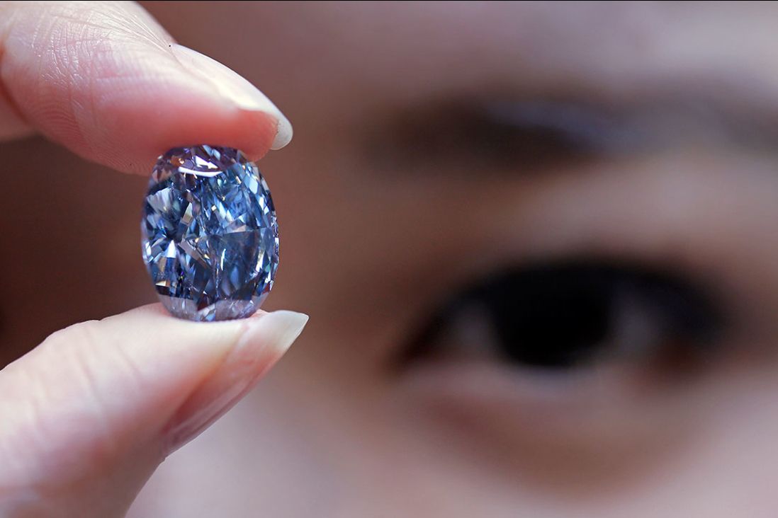 biggest blue diamond in the world
