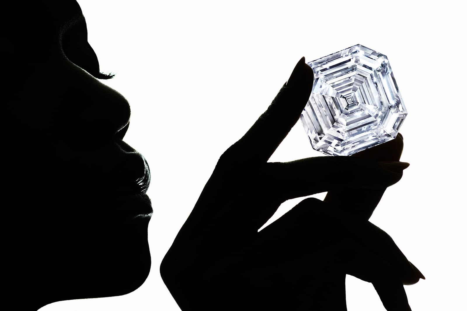 At 302.37 carats, the Graff Lesedi La Rona is the world's largest square emerald-cut diamond 