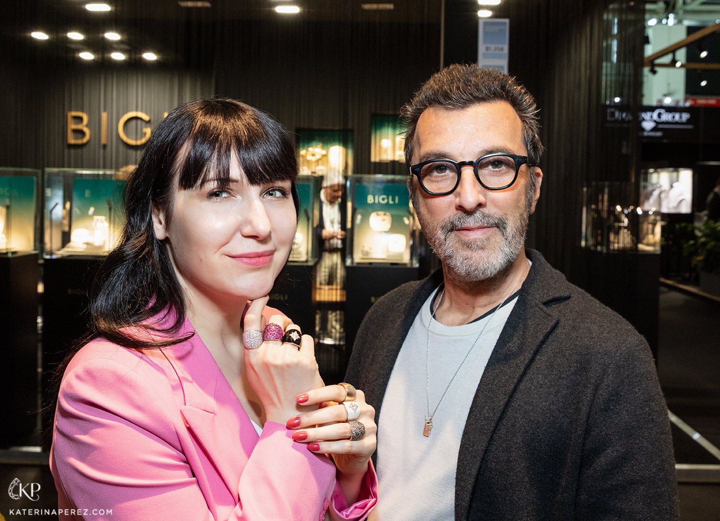 Katerina Perez and Beppe Callegari of BE8 Jewels