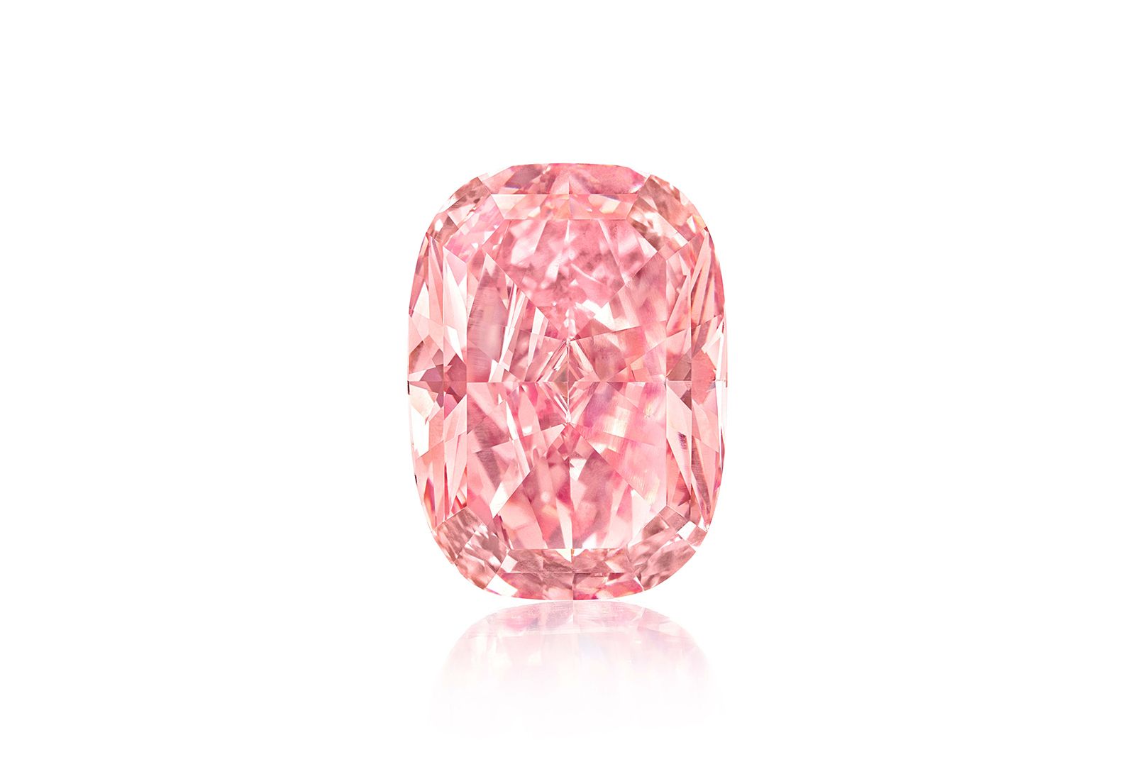 The Williamson Pink Star diamond was cut from a 32-carat rough pink diamond