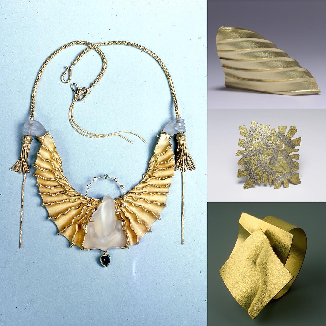 A selection of golf jewels by Jacqueline Mina