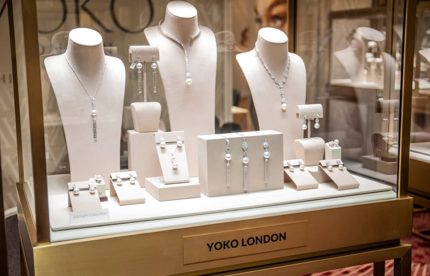 Yoko London jewellery on display at Haute Jewels Geneva in 2022