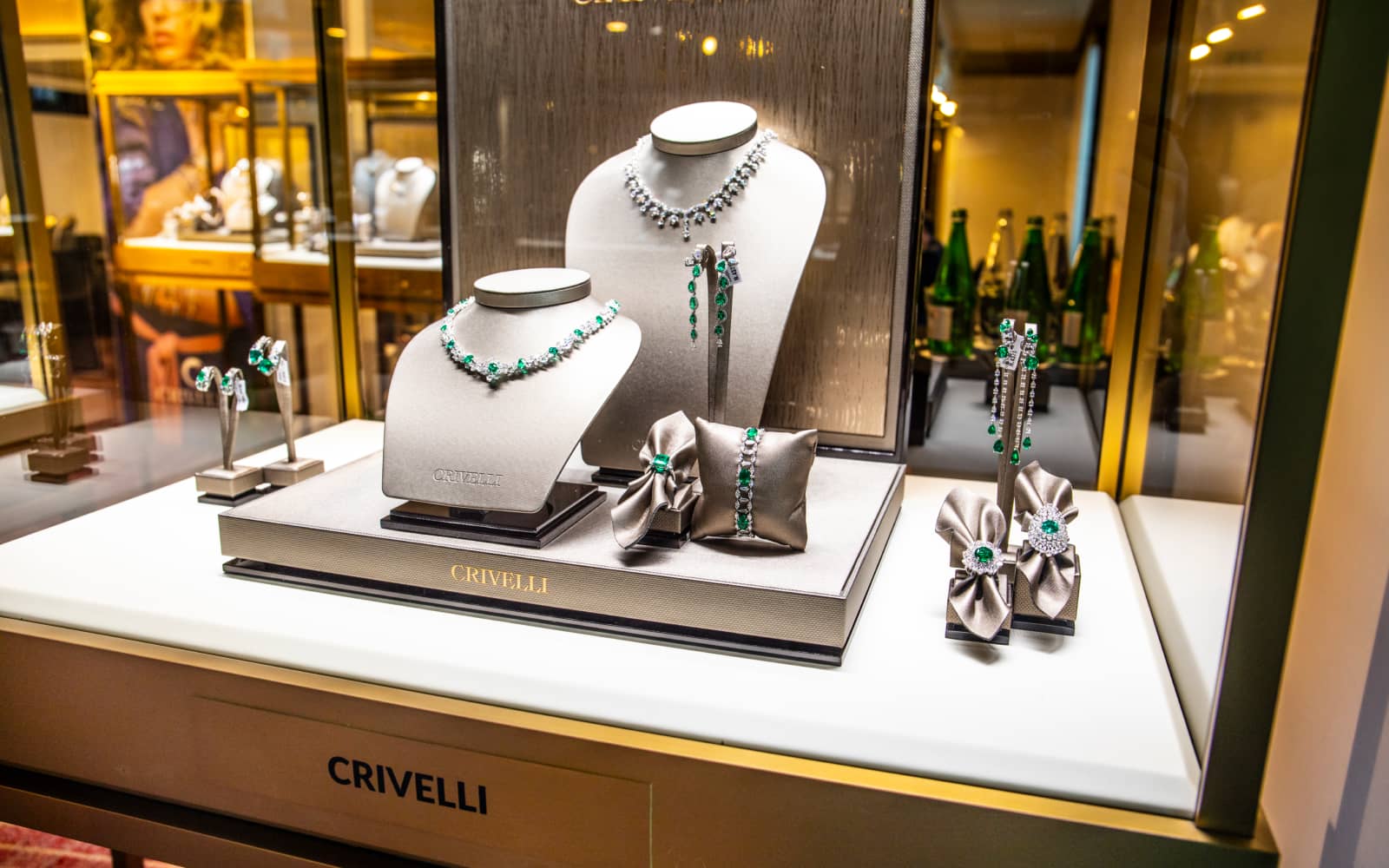 Crivelli jewellery on display at Haute Jewels Geneva in 2022