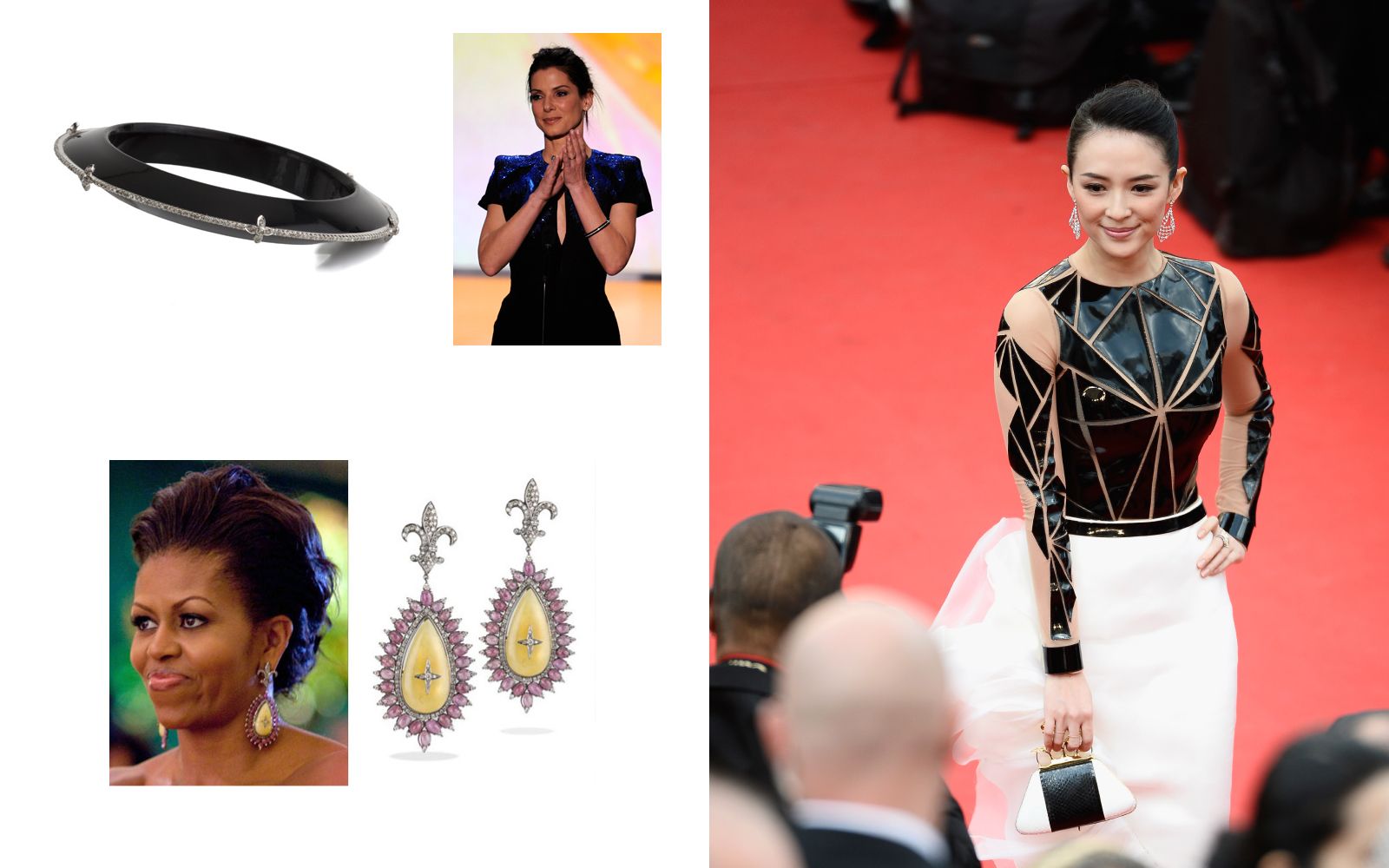 Celebrities and Hollywood stars wearing Bochic jewellery on the red carpet