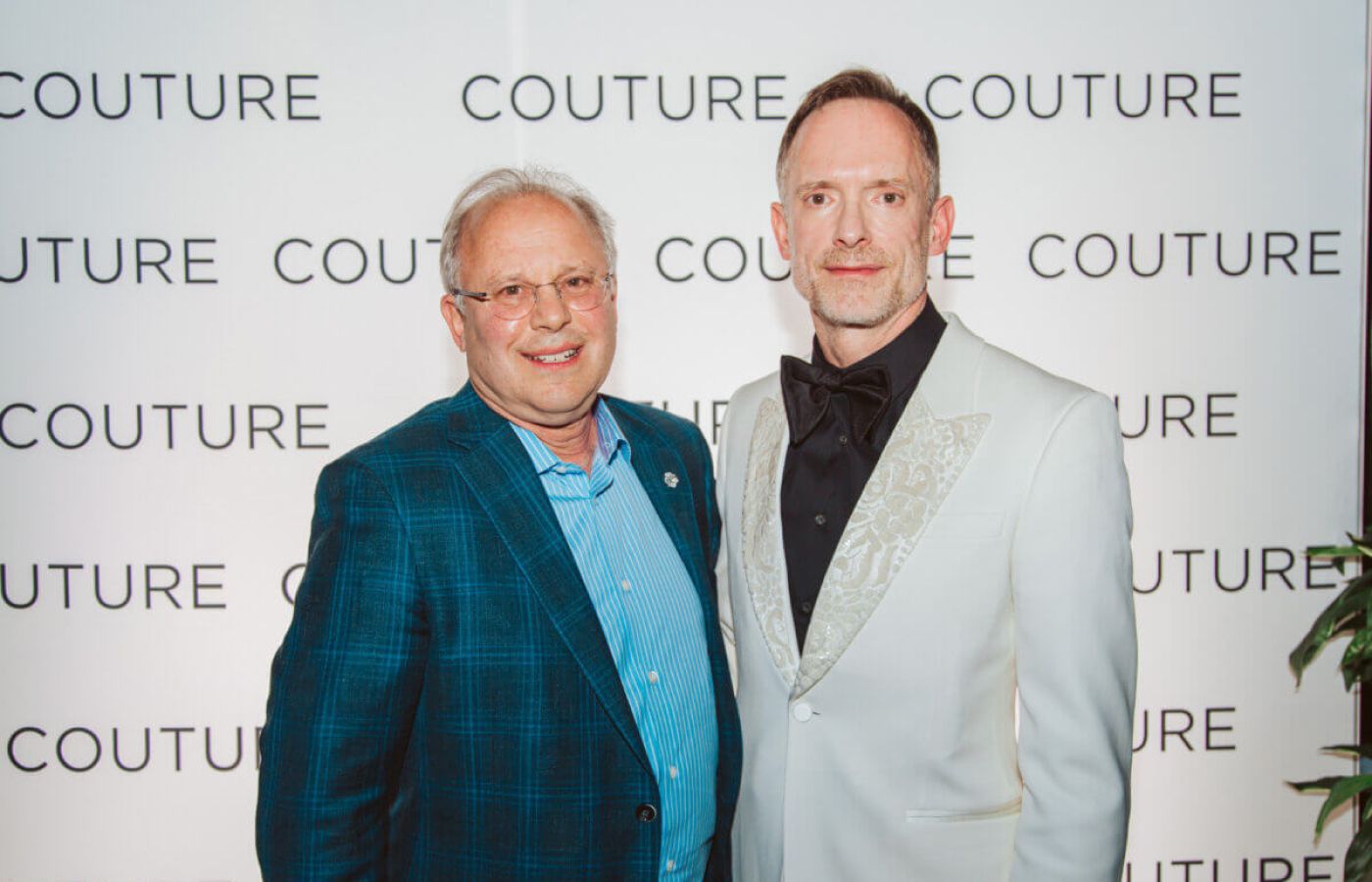 John Green, president of Lux Bond and Green (left) at the Couture Design Awards 2023