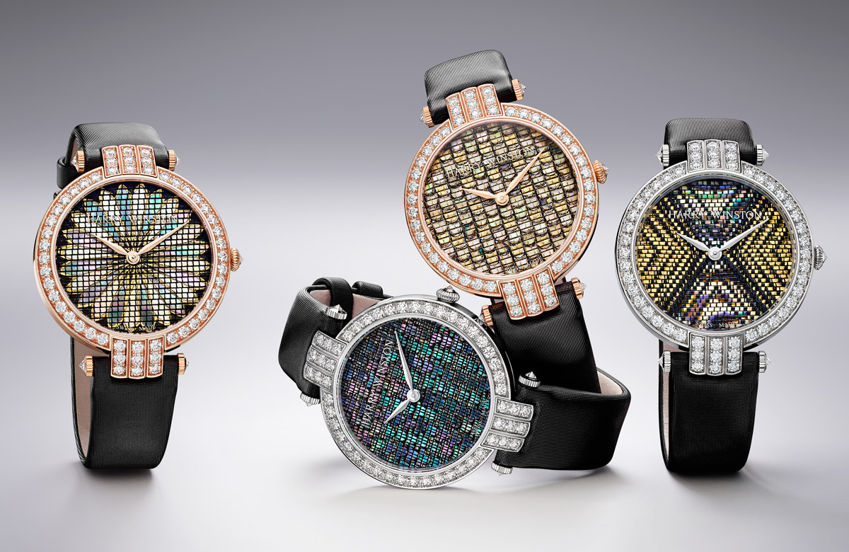 Harry Winston’s Premier Precious Weaving Automatic 36mm watches