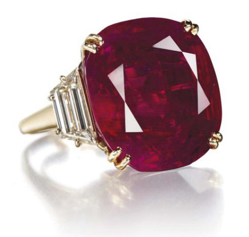Ruby ring by Chaumet sold at Sotheby