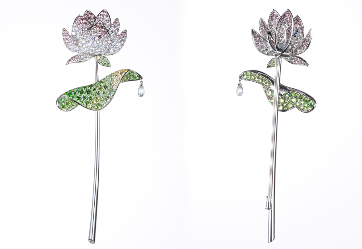 The Lotus Flower Brooch by Gimel
