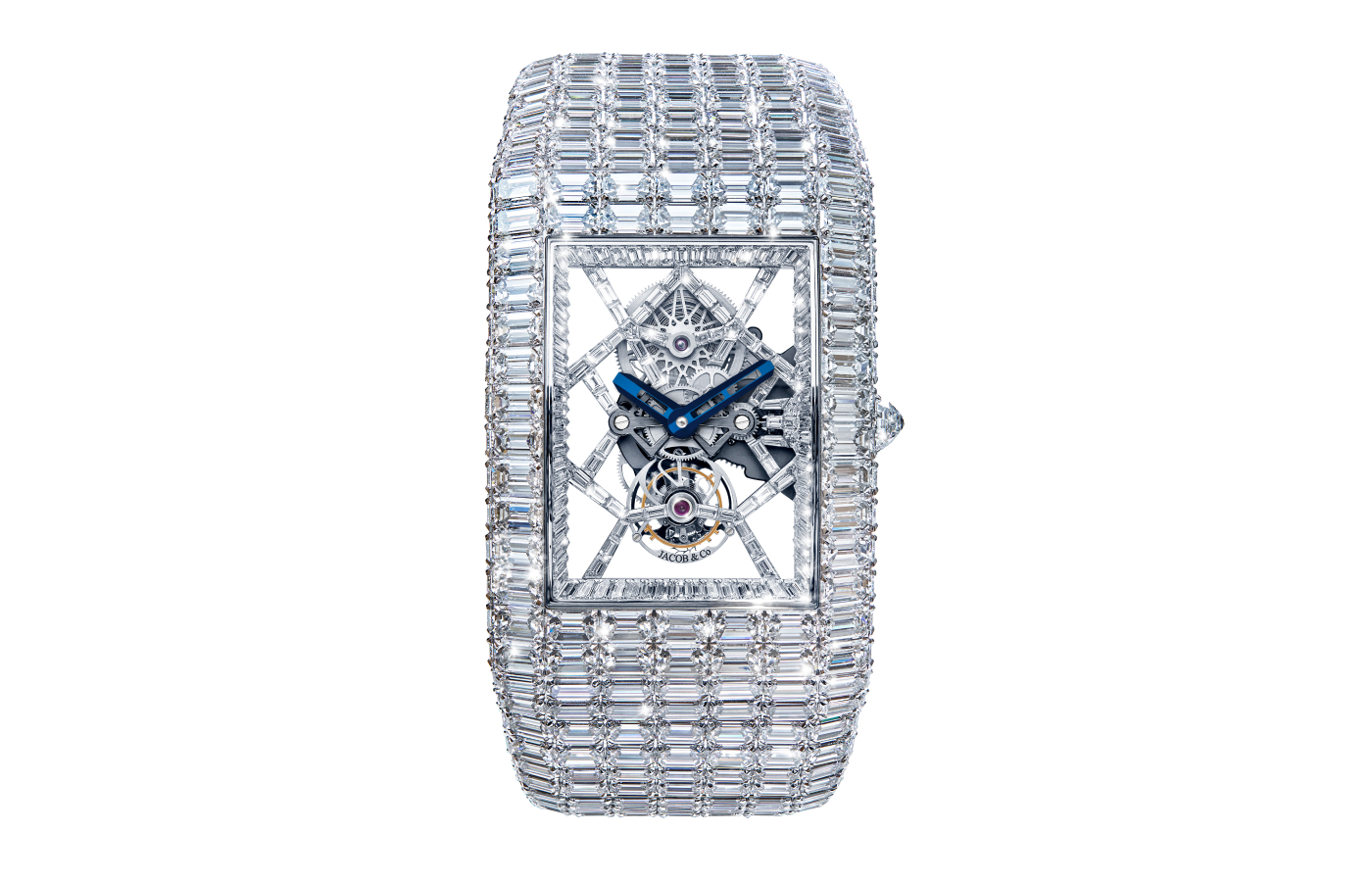 Jacob & Co Billionaire III high jewellery watch with 714 white diamonds totalling a jaw-dropping 129.60 carats