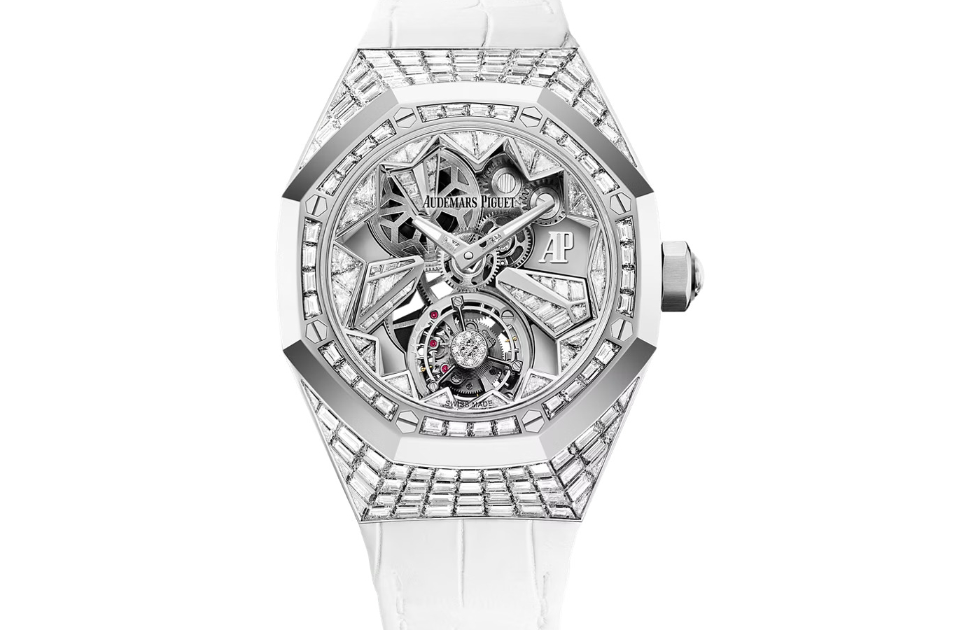 Audemars Piguet Royal Oak Concept Flying Tourbillon with a total of 9.61 cts of diamonds