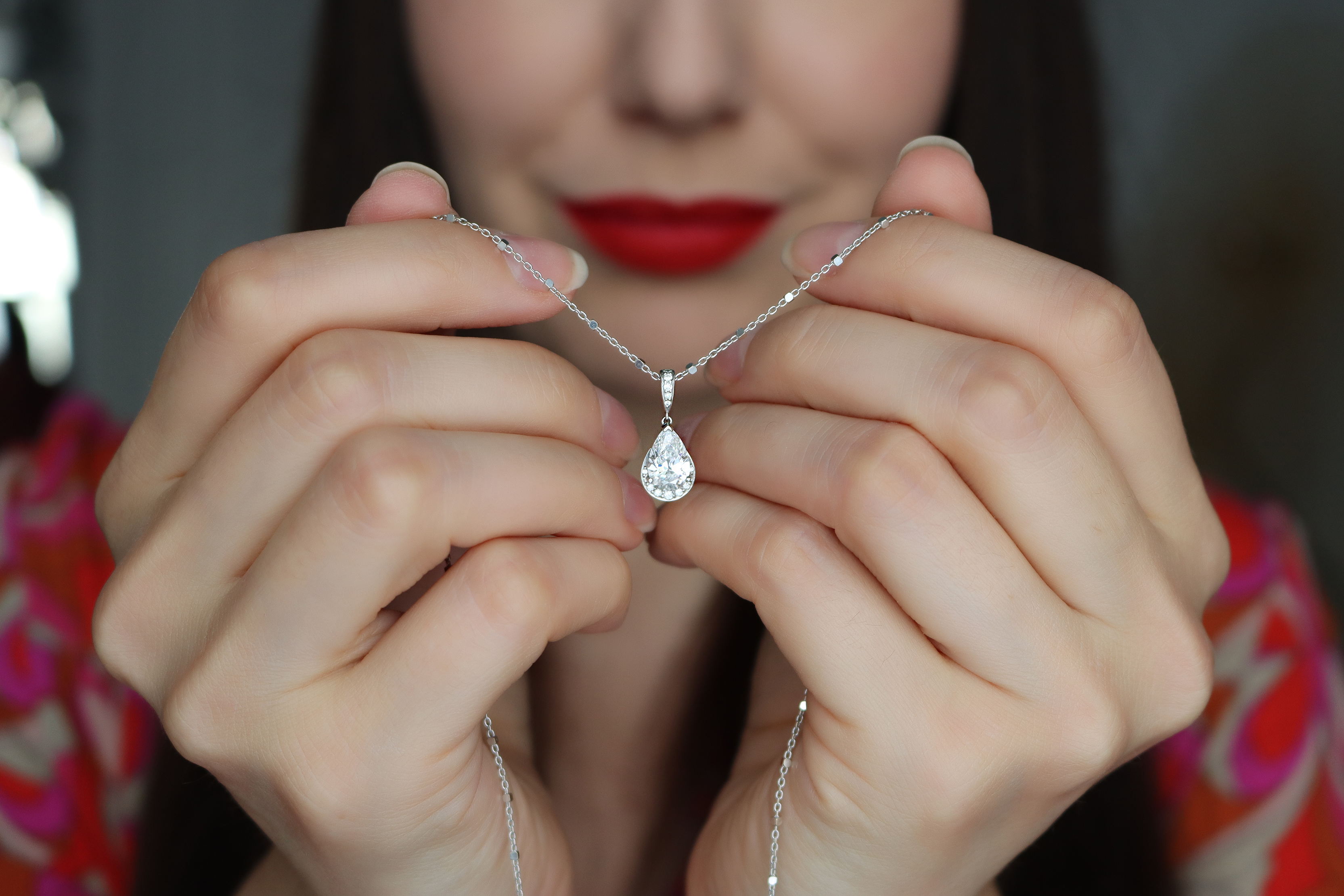 Katerina's diamond pendant