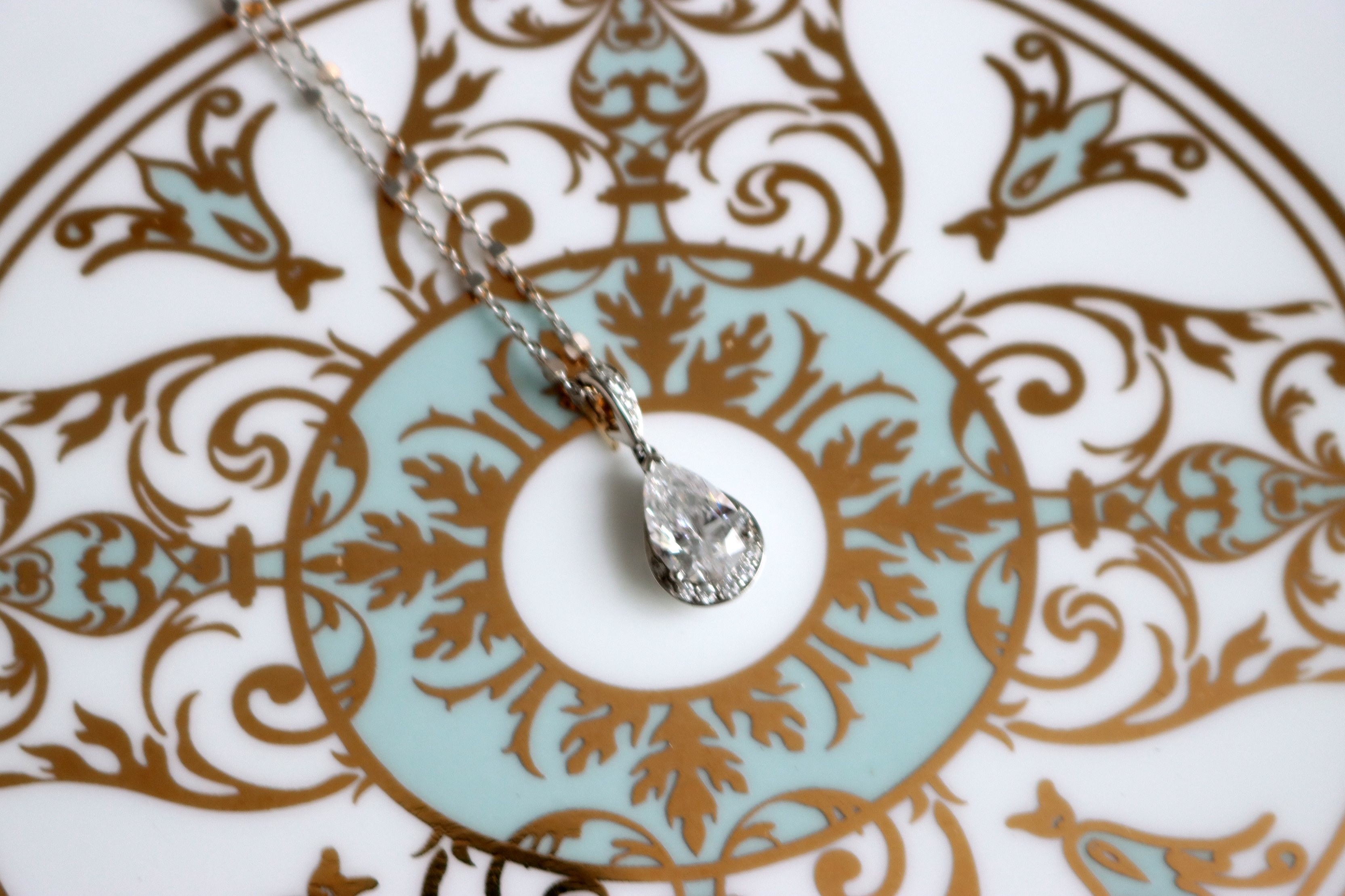 Katerina's diamond pendant